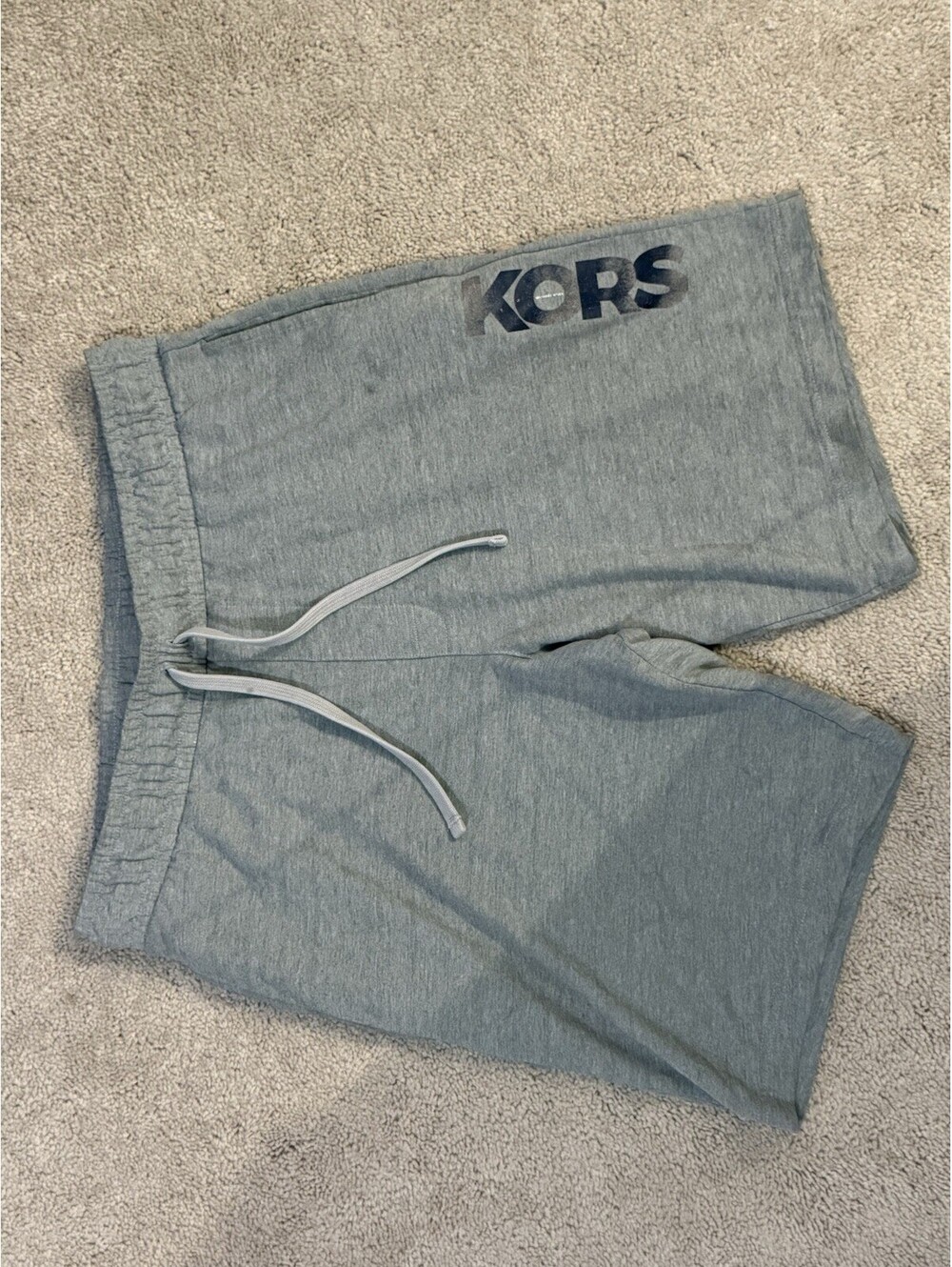 Michael Kors Gray Lounge Shorts Men’s Size Large Drawstring Athleisure